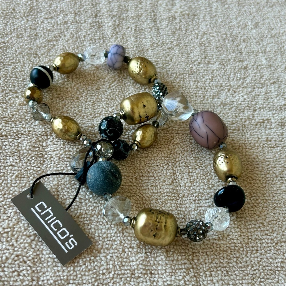 Chico's Multicolor Beaded Bracelets
